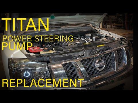 How to Replace the Power Steering Pump on a 2018 Nissan TITAN