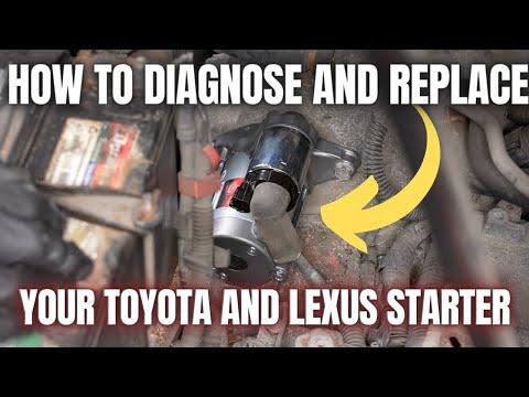 How to Replace the Starter Motor on a 2018 Toyota C-HR (Step-by-Step Guide)