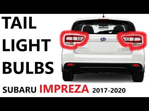 How to Replace Rear Turn Signal Bulbs on a 2018 Subaru Impreza (Both Sides)