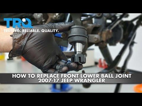 How To Replace Front Lower Ball Joint 2007-17 Jeep Wrangler
