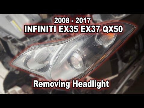 How to Replace Low & High Beam Headlight Bulbs on a 2016 INFINITI QX50 (D2S/9005)
