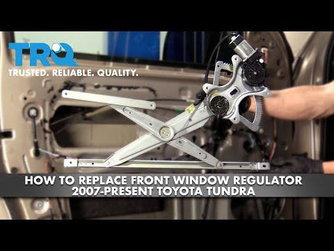 How to Replace the Front Window Regulator on a 2016 Toyota Tundra