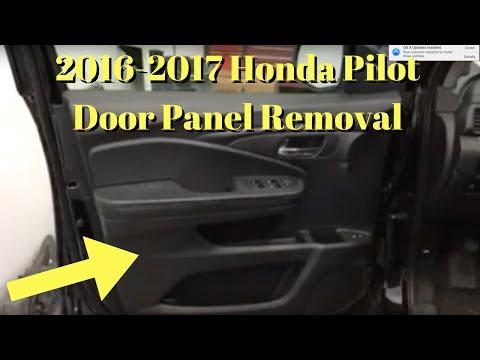 2016 2017 2018  Honda Pilot --- Door Panel Removal Replace Install How to Remove