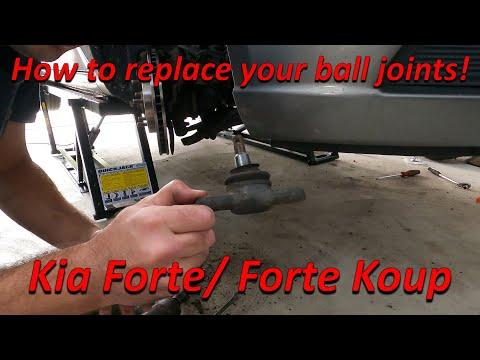 How to Replace Front Lower Ball Joints on a 2014-2018 Kia Forte
