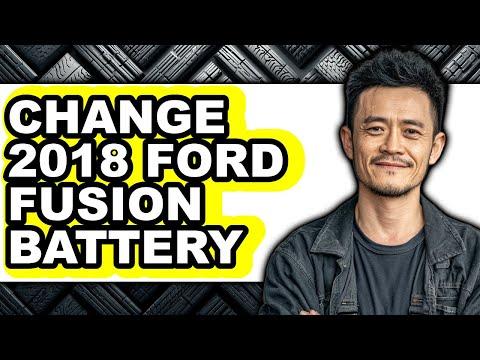 How to Change 2018 Ford Fusion Battery (full Guide)