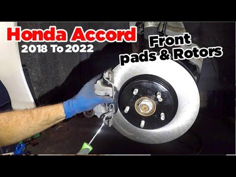 How to Replace Front Brake Pads and Rotors on a 2013-2022 Honda Accord (Trim: EX | Engine: Inline 4 1.5L)