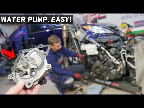 HYUNDAI SONATA WATER PUMP REPLACEMENT REMOVAL LOCATION