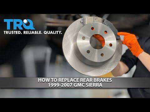 How to Replace Rear Brakes 1999-2007 GMC Sierra