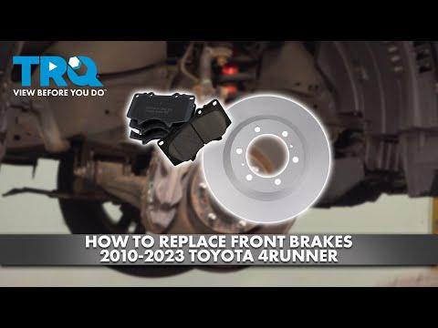 How to Replace Front Brake Pads on a 2016 Toyota 4Runner (Fixed Calipers)