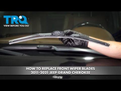 How to Replace Front Windshield Wipers on a 2013 Jeep Grand Cherokee