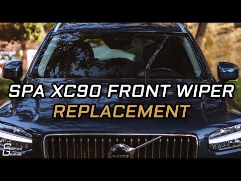 How to Replace Front Windshield Wiper Blades on a 2016 Volvo XC90