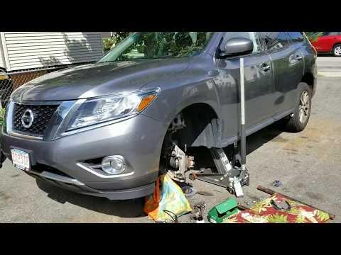 2016 pathfinder Brake / Rotor guide ( how to change / replace )