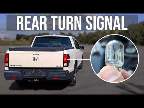 How to Replace Rear Turn Signal Bulbs on a 2006-2018 Honda Ridgeline