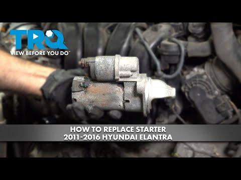 How to Replace the Starter Motor on a 2016 Hyundai Elantra (DIY Guide)