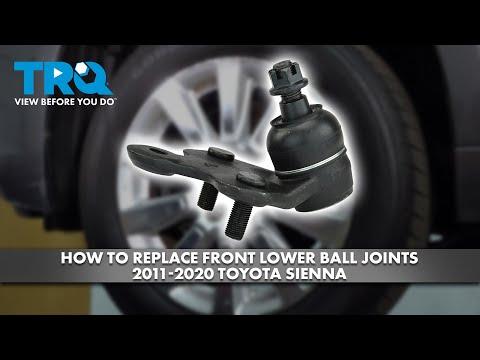 How to Replace Front Lower Ball Joints on a 2016 Toyota Sienna