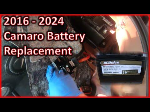 How to Replace the Battery on a 2018 Chevrolet Camaro (Trunk-Mounted 12V)