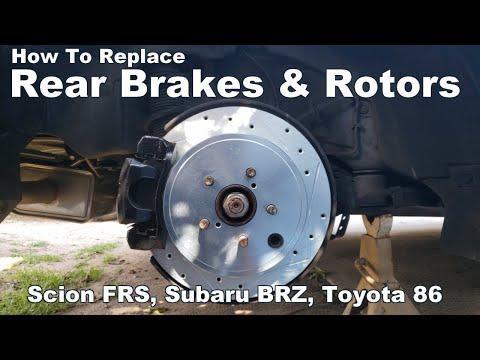 How to Replace Rear Brake Pads & Rotors on a 2018 Subaru BRZ (Step-by-Step)