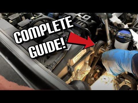 How To Replace Serpentine Belt 2013-2018 Ford Focus