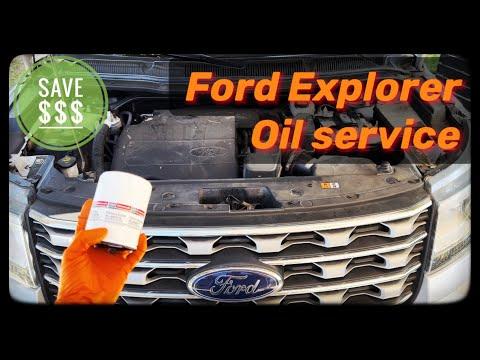 Ford Explorer How To Change Engine Oil and Filter 2011 - 2019