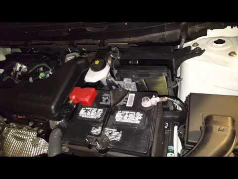 How to change engine air filter for Nissan Rogue 2015