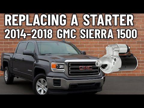 How to replace starter on GMC Sierra 1500 ￼