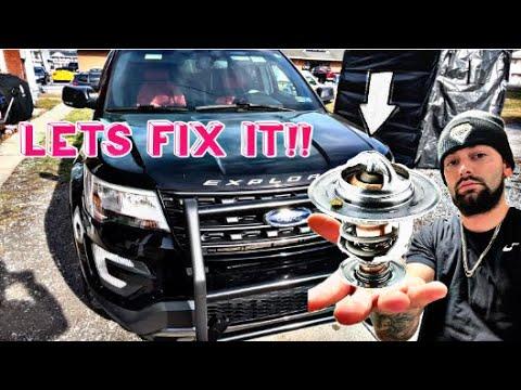 How to Replace the Thermostat on a 2017 Ford Explorer
