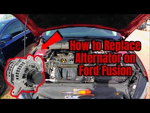 How to replace a alternator on 2013-2020 Ford Fusion 2.0L