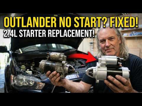 How to Replace the Starter Motor on a 2016 Mitsubishi Outlander (Step-by-Step Guide)