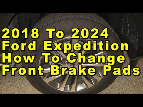 2018 To 2024 Ford Expedition How To Change Front Brake Pads With Part Numbers