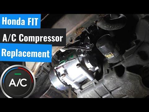 Honda FIT - A/C Compressor Replacement