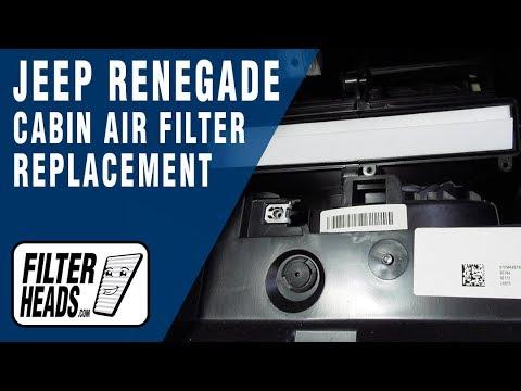 How to Replace the Cabin Air Filter on a 2016 Jeep Renegade (Step-by-Step)