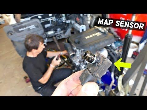 MAP SENSOR LOCATION REPLACEMENT JEEP CHEROKEE COMPASS RENEGADE 2.4