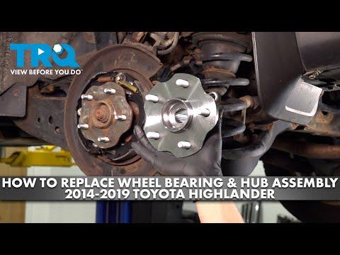 How to Replace Wheel Bearing &amp; Hub Assembly 2014-2019 Toyota Highlander