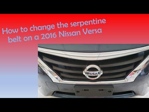 How to Replace the Serpentine Belt on a 2016 Nissan Versa