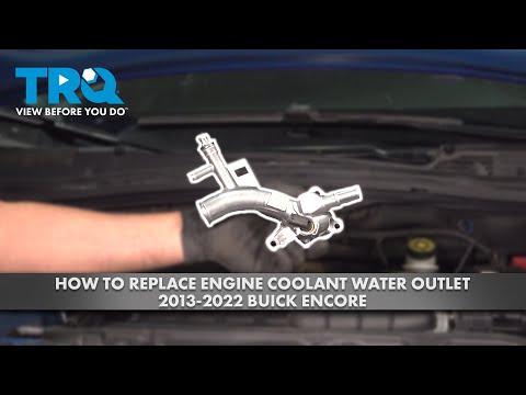 How to Replace Engine Coolant Water Outlet 2013-2022 Buick Encore