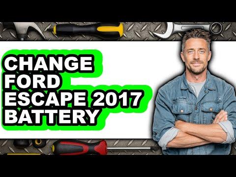 How To Change Ford Escape 2017 Battery (Full Guide)