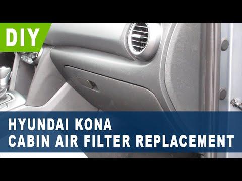 How to Replace the Cabin Air Filter on a 2018 Hyundai Kona (Glove Box Method)