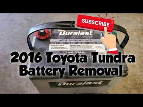 How to Replace the Battery on a 2016 Toyota Tundra