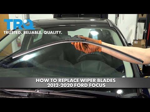 How to Replace Front Windshield Wipers on a 2012-2018 Ford Focus (Trim: SE)