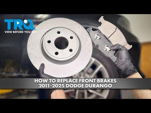 How to Replace Front Brake Pads on a 2016 Dodge Durango (Step-by-Step Guide)