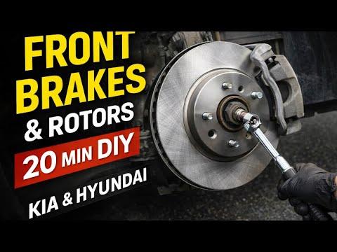 How to Replace Front Brake Pads and Rotors on a 2018 Hyundai Ioniq