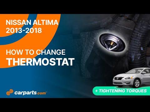 How to Replace the Thermostat on a 2002-2017 Nissan Altima (Engine: Inline 4 2.5L)