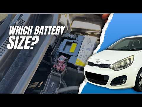 Kia Rio (2011 - 2016) Battery Replacement