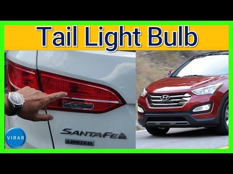 How to Replace Taillight Bulb - Hyundai Santa Fe (2013-2018)