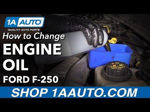 How to Change Engine Oil & Oil Filter on a 2016 Ford F-250 Super Duty