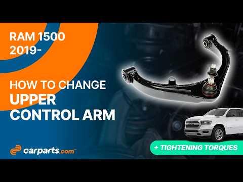 How to replace the Front Upper Control Arms 2019 - 2025 RAM 1500 🚗