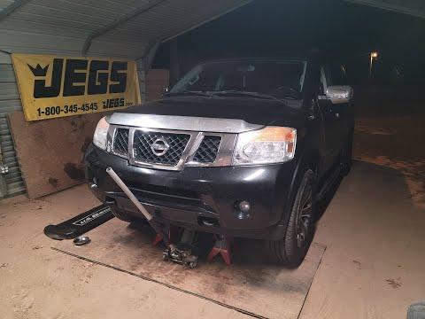 How to Replace Front Brake Pads and Rotors on a 2018 Nissan Armada