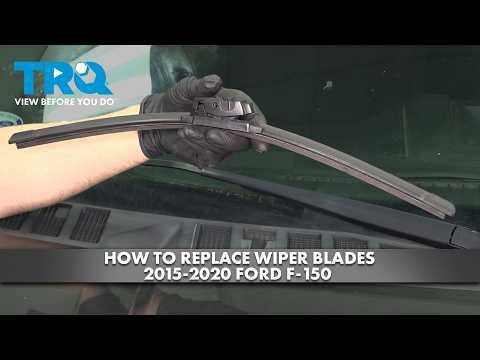How to Replace Front Windshield Wiper Blades on a 1997-2026 Ford F-150