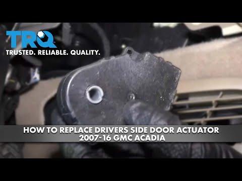 How To Replace Drivers Side Door Actuator 2007-16 GMC Acadia