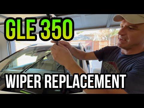 How to Replace Front Windshield Wiper Blades on a 2016 Mercedes-Benz GLE350